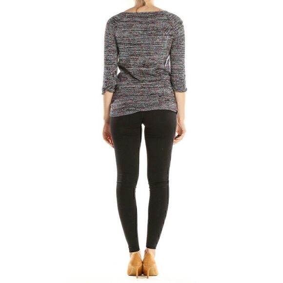 BDG Urban Outfitters Multicolor Textured Knitted 3/4 Sleeve Sweater Size Medium - Picture 2 of 9